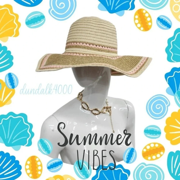 Quagga Floppy Beach Hat includes Free Bracelet Eco Friendly OS - Picture 1 of 11